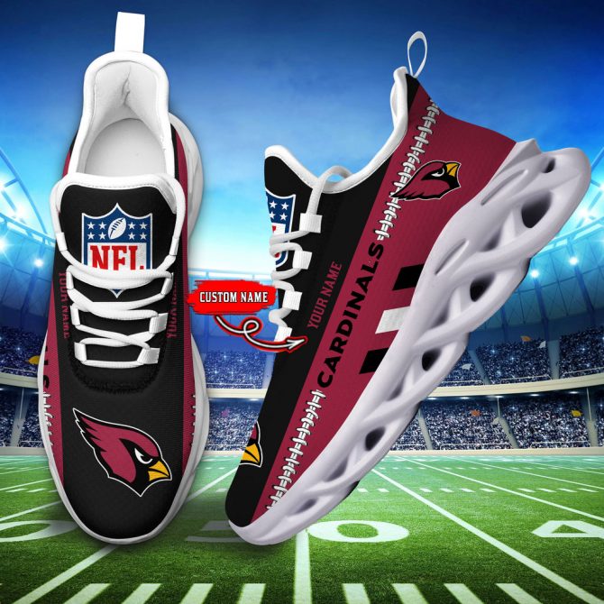Arizona Cardinals Max Soul Shoes Sneakers For Men And Women - Image 4