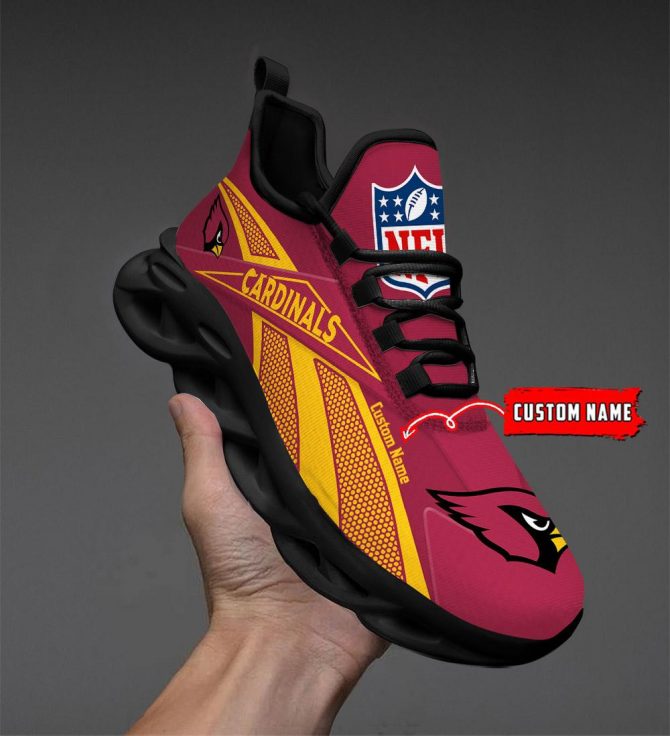 Arizona Cardinals Max Soul Shoes Sneakers For Men And Women - Image 4