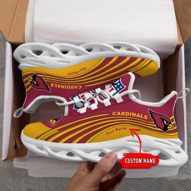 Arizona Cardinals Max Soul Shoes Sneakers For Men And Women - Image 4