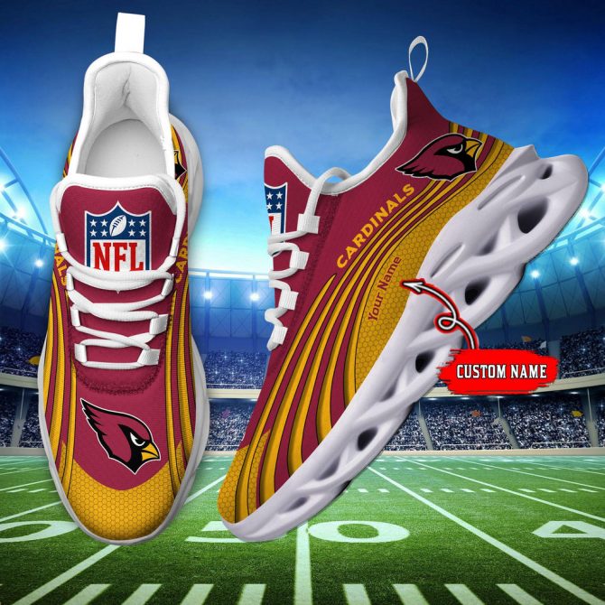 Arizona Cardinals Max Soul Shoes Sneakers For Men And Women - Image 7