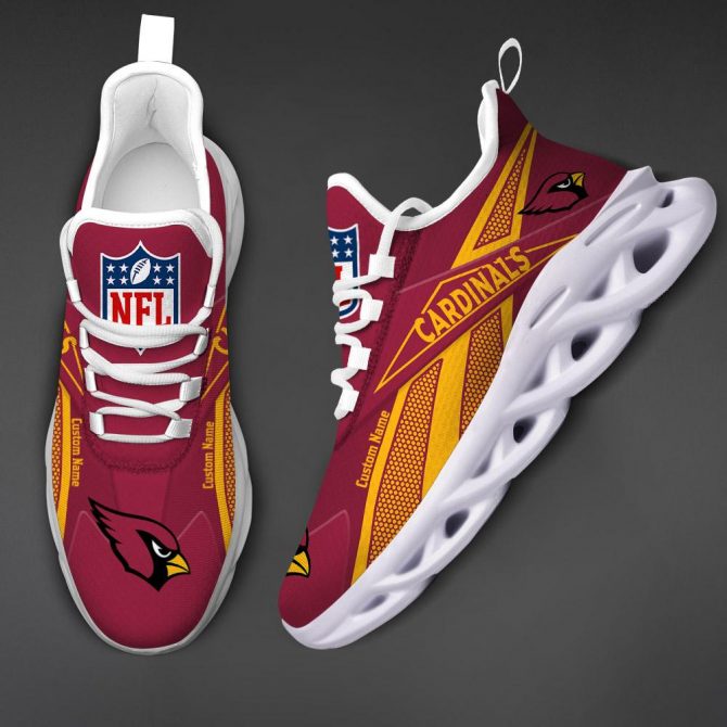 Arizona Cardinals Max Soul Shoes Sneakers For Men And Women - Image 3