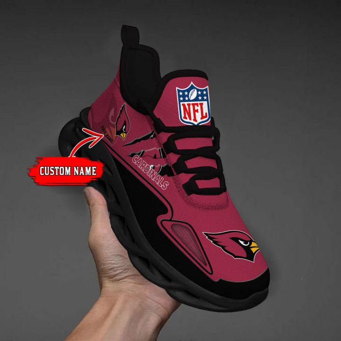 Arizona Cardinals Max Soul Shoes Sneakers For Men And Women - Image 2