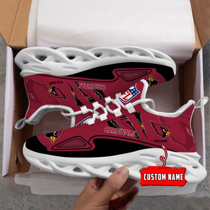 Arizona Cardinals Max Soul Shoes Sneakers For Men And Women - Image 6