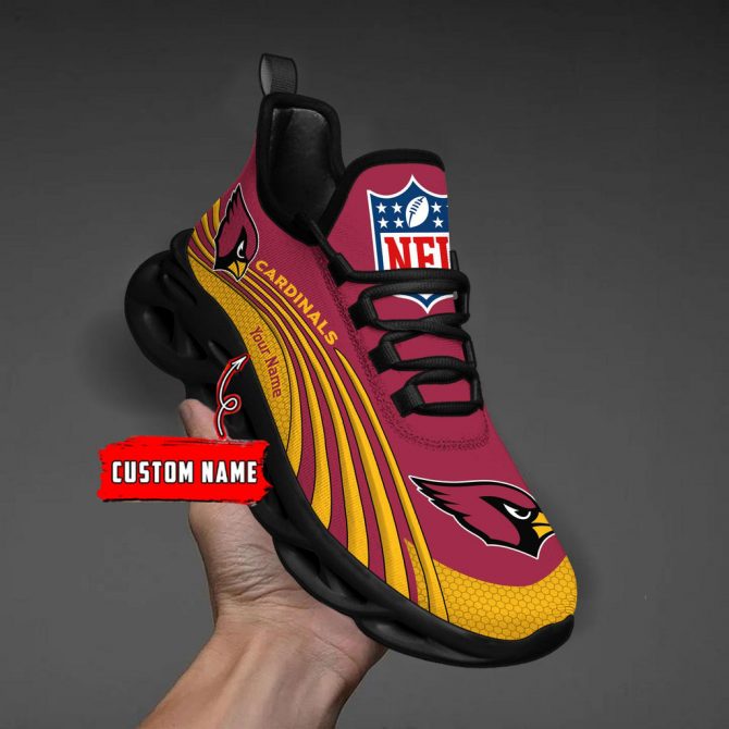 Arizona Cardinals Max Soul Shoes Sneakers For Men And Women - Image 5