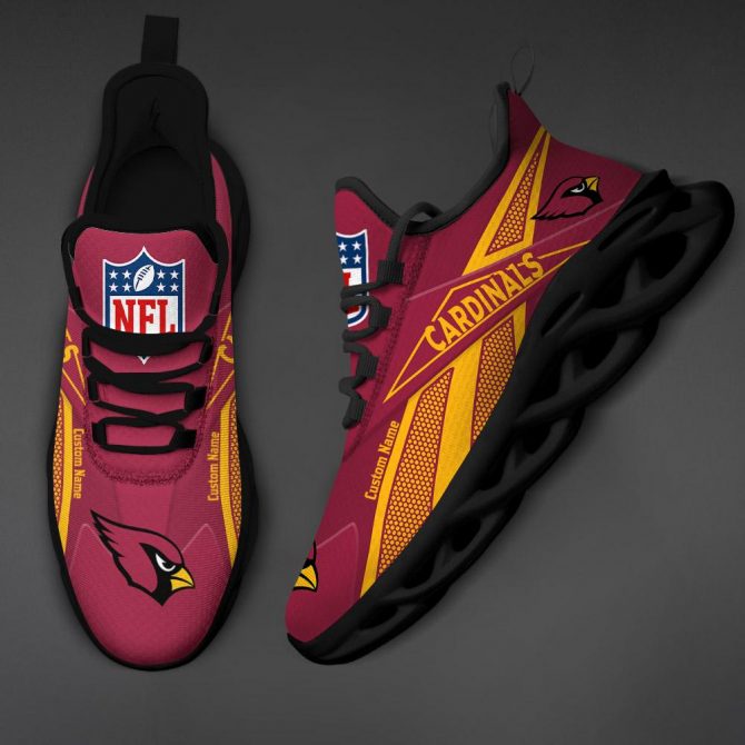 Arizona Cardinals Max Soul Shoes Sneakers For Men And Women - Image 5