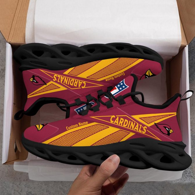 Arizona Cardinals Max Soul Shoes Sneakers For Men And Women - Image 6