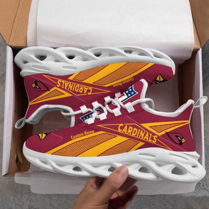 Arizona Cardinals Max Soul Shoes Sneakers For Men And Women - Image 7