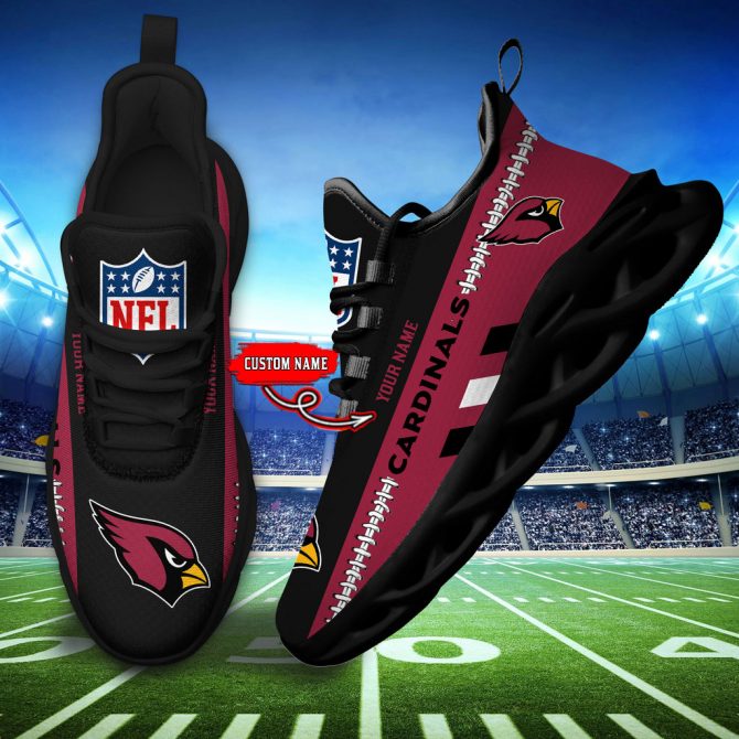 Arizona Cardinals Max Soul Shoes Sneakers For Men And Women - Image 3