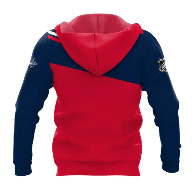 NHL Washington Capitals Exclusive All Over Prints Graphic Hoodie - Image 3