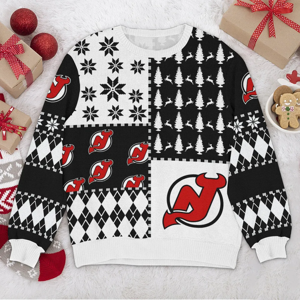 Special Release New Jersey Devils NHL Ugly Sweater All Over Prints Christmas Season HONHL180924SW11