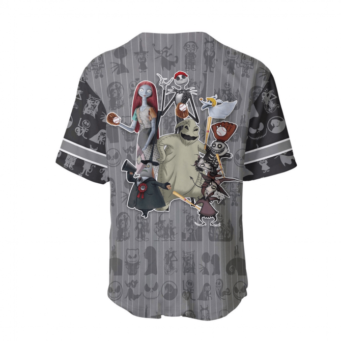Nightmare Before Christmas Baseball Jersey – Unique Fan Apparel Gift - Image 3