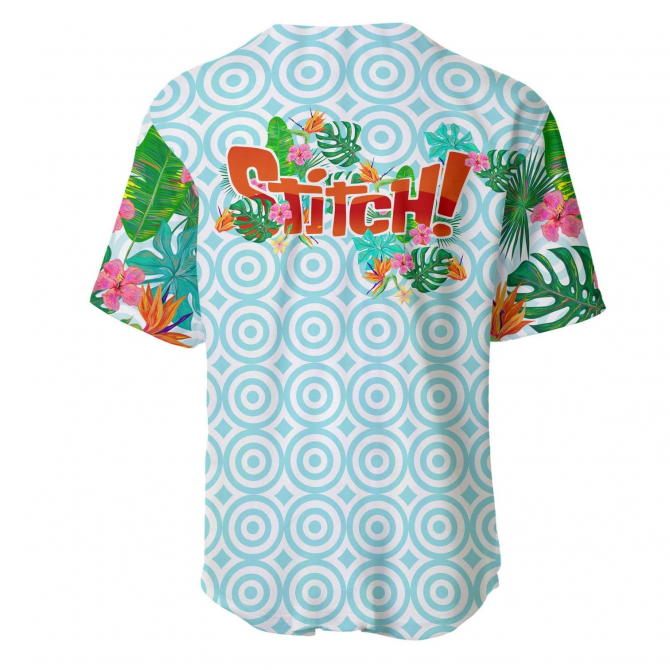 Vibrant Alien Character Baseball Jersey - Tropical Fun & Style For Fans! - Image 2