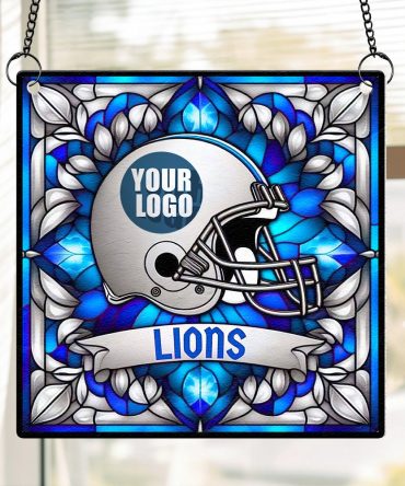 Custom Team Logo - Football Suncatcher Ornaments - Personalized Christmas Gifts For Football Lovers