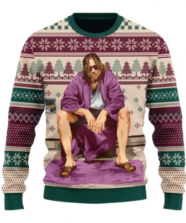 The Big Lebowski Inspired Bathroom Ugly Sweater, The Big Lebowski Inspired Bathroom Christmas Sweater, The Big Lebowski Shirt