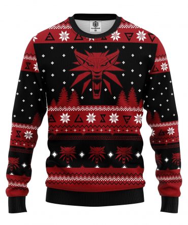 The Witcher Red Ugly Christmas Sweater 130