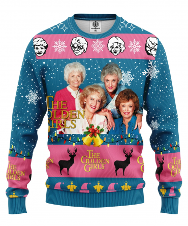 The Golden Girls Merry Xmas Gifts Ugly Christmas Sweater 267