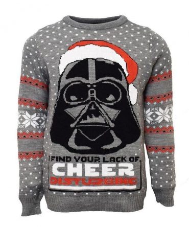 Star Wars Darth Vader Ugly Sweater,  Darth Vader Find Your Lack Of Cheer Disturbing Christmas Sweater, Star Wars Shirt
