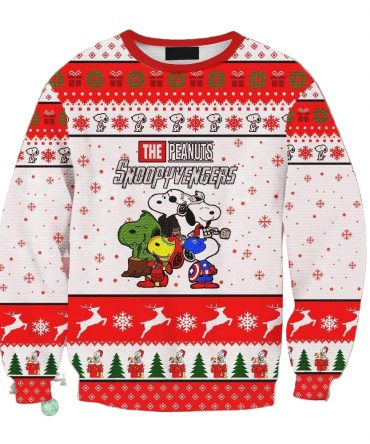 The Peanut Snoopyvenger Ugly Sweater, Christmas Gift, The Peanut Snoopyvenger Ugly Christmas Sweater