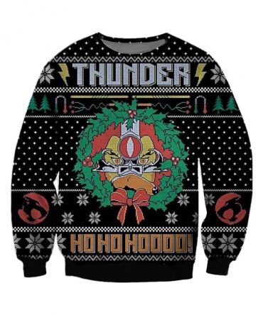 Thunder Ho Ho Ho Christmas Ugly Sweater, Thunder Ho Ho Ho Christmas Gift, Thunder Ho Ho Ho Christmas Shirt