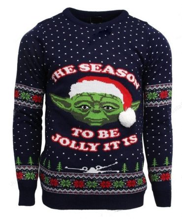 Star Wars Master Yoda The Season To Be Jolly It Is Ugly Sweater, Star Wars Master Yoda Christmas Sweater, Star Wars Master Yoda Shirt
