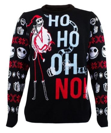 The Nightmare Before Christmas Ugly Sweater, Jack Skellington Christmas Sweater, Jack Skellington Ho Ho Ho Gift, Jack Skellington Shirt