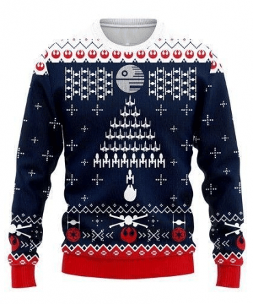 Star Wars Fight Ship Ugly Sweater Gifts, Star Wars Gift Fan Ugly Sweater