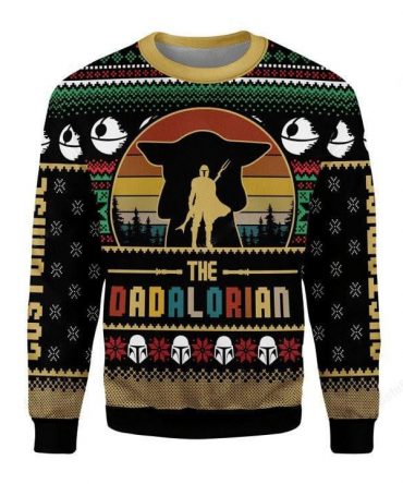 The Dadalorian Ugly Sweater, The Dadalorian Christmas Sweater, The Mandalorian Lover Gift, The Dadalorian Shirt