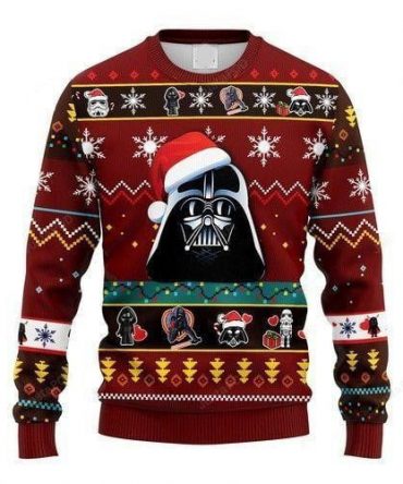 Star Wars Dark Vader Ugly Sweater, Star Wars Dark Vader Christmas Sweater, Star Wars Lover Gift, Star Wars Shirt