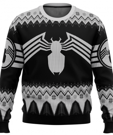 Venom Marvel Ugly Sweater Gifts, Venom Marvel Gift Fan Ugly Sweater