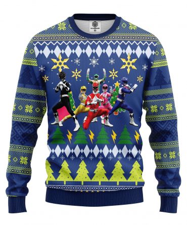 Mighty Morphin Power Rangers Ugly Christmas Sweater 601