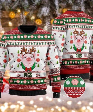 Pig Christmas Ugly Sweater, Pig Christmas Gift, Pig Christmas Shirt