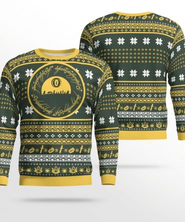 The Fellowship Lotr Ugly Sweater, Christmas Gift, The Fellowship Lotr Ugly Christmas Sweater