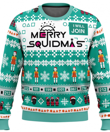 Squid Game Series 6 Ugly Sweater Gifts, Squid Game Series Gift Fan Ugly Sweater