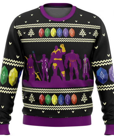 Thanos Marvel Ugly Sweater Gifts, Thanos Marvel Gift Fan Ugly Sweater