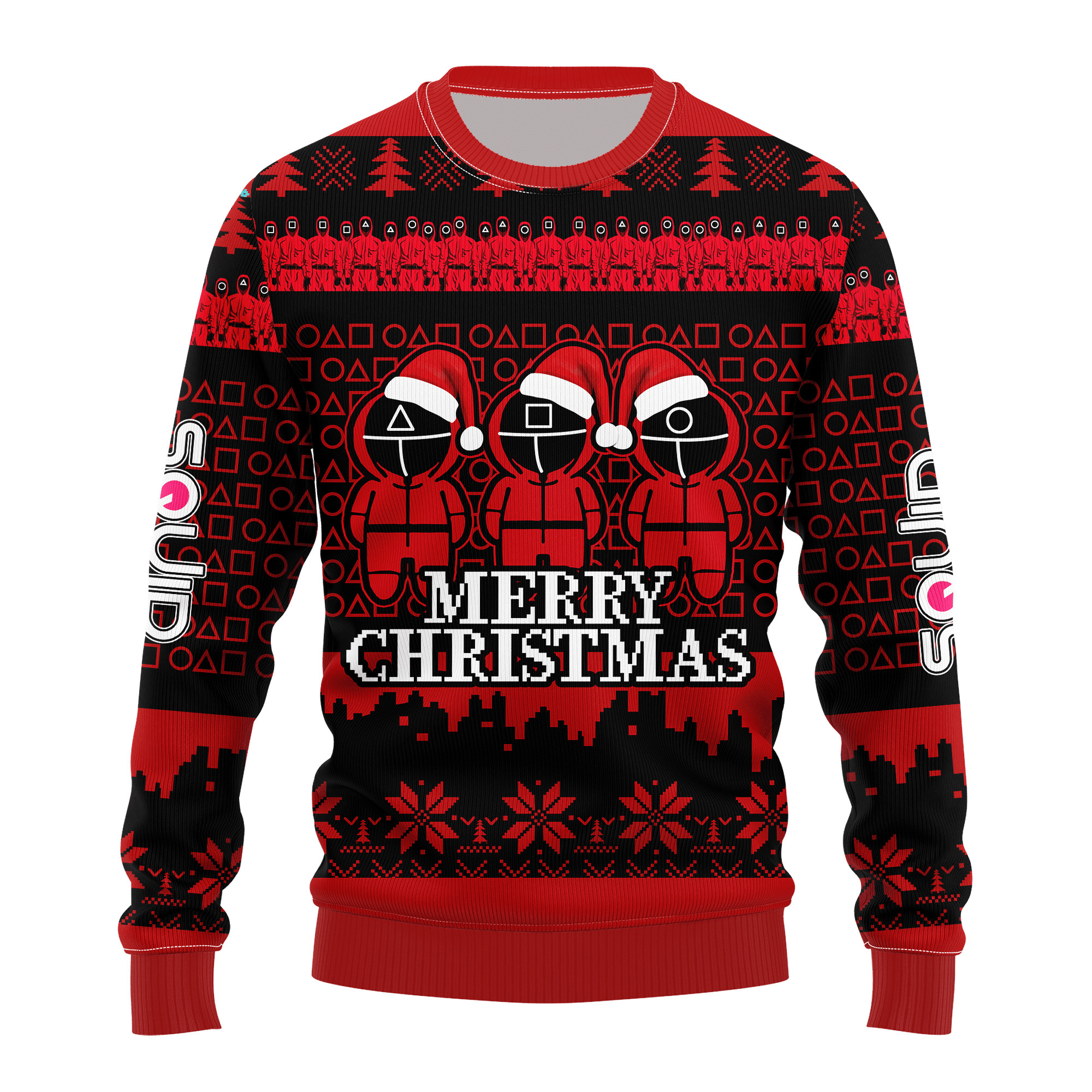 Squid Game Series Christmas 13 Ugly Sweater Gifts, Squid Game Series Gift Fan Ugly Sweater