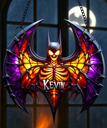 Dark Wings Suncatcher Ornament Personalized Gifts for Fans