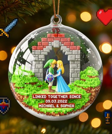 Fantasy Adventure Christmas Ornament - Personalized Gifts For Couple