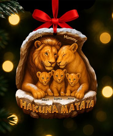 Majestic Family Christmas Ornament, Personalized Gifts For Family