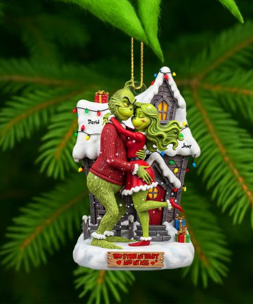 Green Couple Ornament - Personalized Gifts For Couple