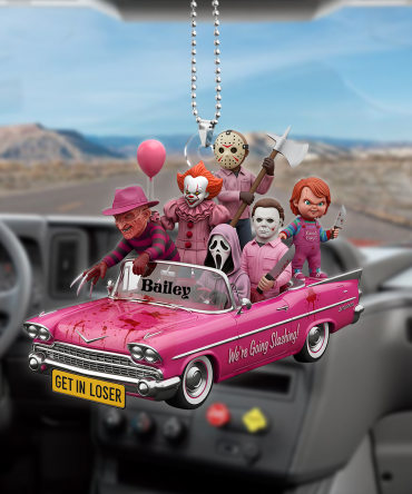 Horror Characters Car Ornament - Personalized Gifts For Horrror Movie Fans