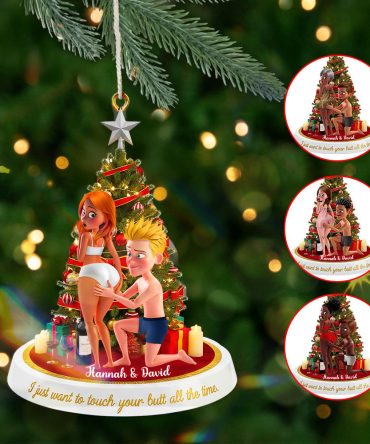 Funny Couple Christmas Ornament Personalized Gifts For Couple