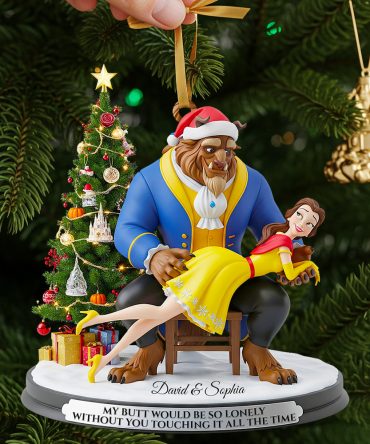 Funny Fairytale Ornament Christmas Personalized Gifts For Couple