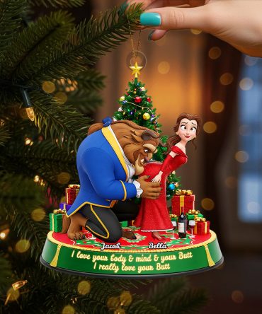 Naughty Couple Ornament - Personalized Gifts For Couple