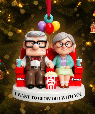 Old Couple Ornament - Personalized Gifts For Couple
