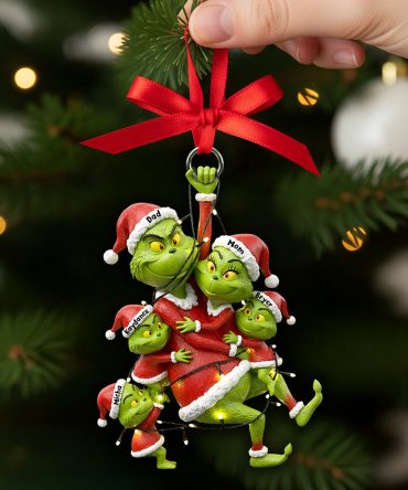 Fun Mischievous Christmas Ornament Personalized Gifts For Family