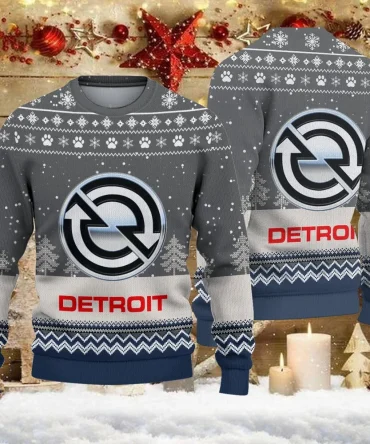 Ugly Sweater Detroit Diesel Farmer Love Exclusive Logo QTFRSW091124A18SW