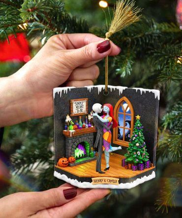 Personalized Gifts For Christmas, Couple acrylic ornament