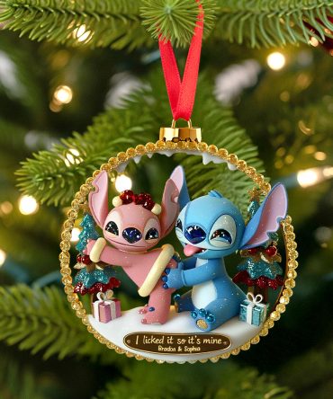 Spicy Alien Couple Ornament - Personalized Christmas Gifts For Couples