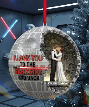 Personalized Gifts For Christmas, Kissing Couple Acrylic Ornament