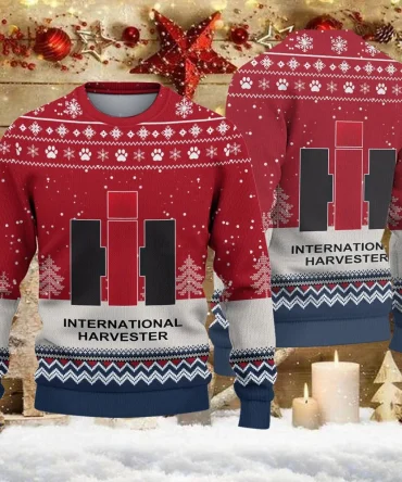 Ugly Sweater International Harvester Farmer Love Exclusive Logo QTFRSW091124A6SW